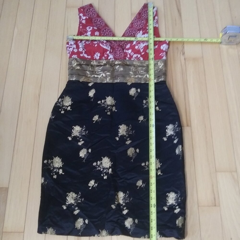 NWOT Phoebe Couture dress size 12 Asian theme Cocktail dress Elegant beautiful - Picture 14 of 16